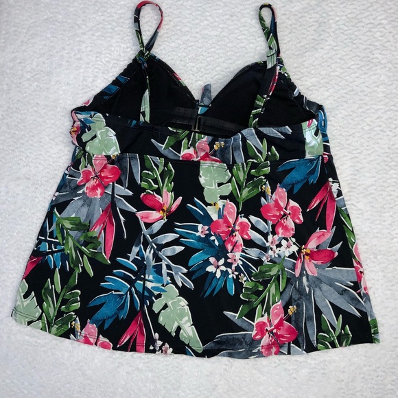 Swimsuits For All Women's Plus Size Adjustable Relaxed Fit Tie Front - Picture 6 of 11